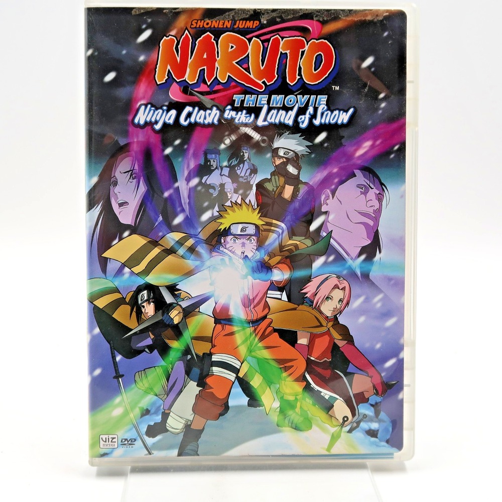 Naruto the Movie Ninja Clash in the Land of Snow DVD 2004 Junko Takeuchi PG